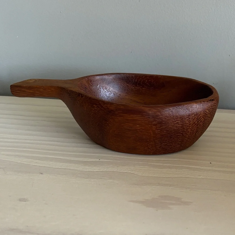 VTG Hand-Carved Wooden Spoon/Ladle/Scoop Made in Haiti‎